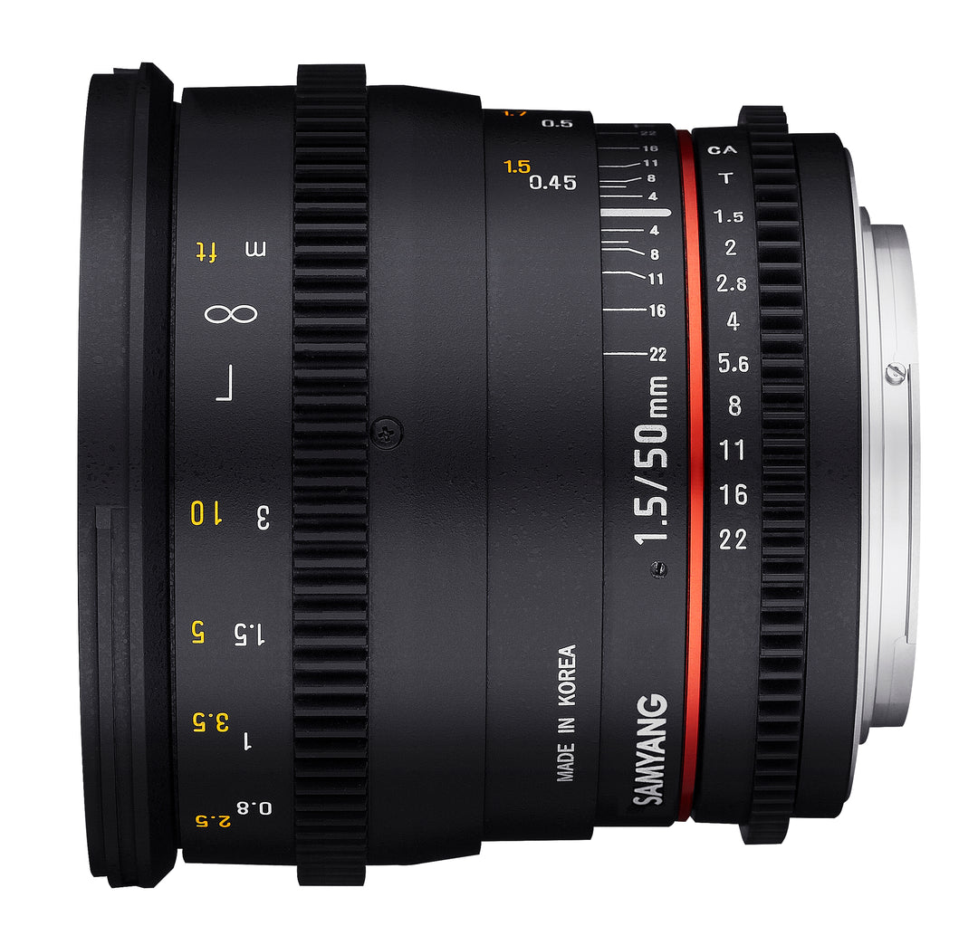 50mm T1.5 Full Frame VDSLR II Cine
