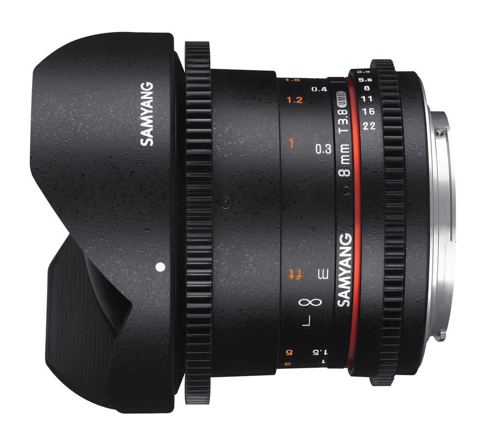 8mm T3.8 Compact HD Fisheye