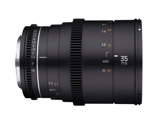 35mm T1.5 Full Frame Wide Angle VDSLR MK2 Cine