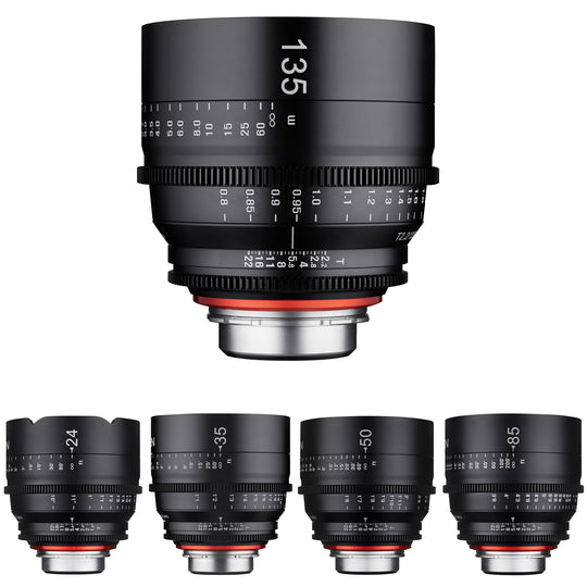 24, 35, 50, 85, 135mm XEEN Pro Cinema Lens Bundle