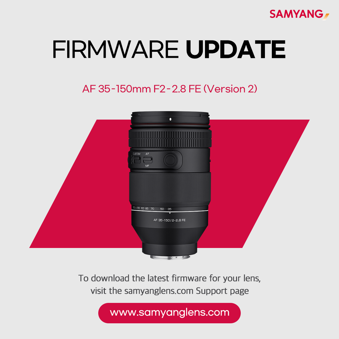 New Firmware Released for the 35-150mm F2.0-2.8 AF Lens