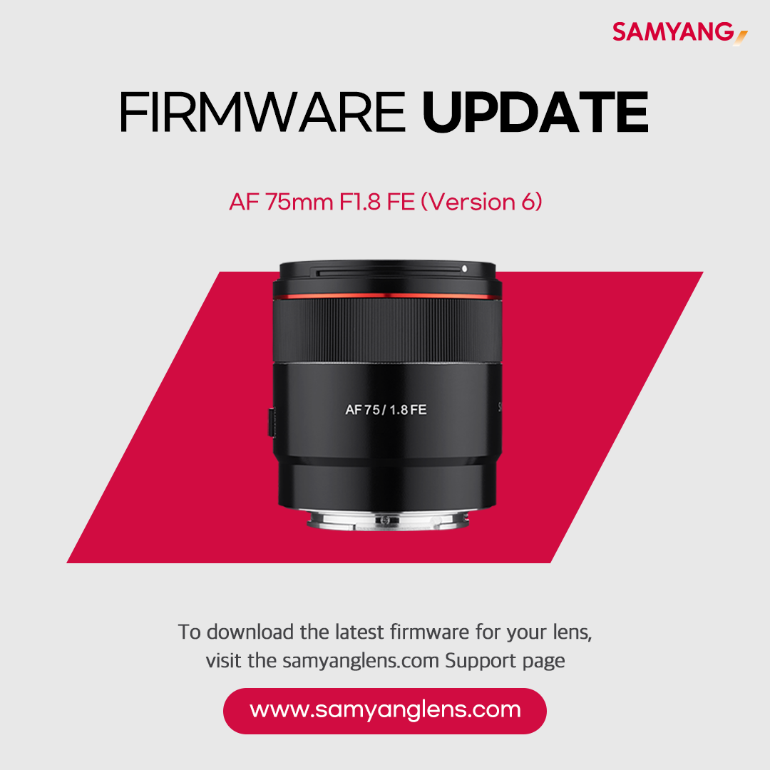 New Firmware Released for the 75mm F1.8 AF Lens