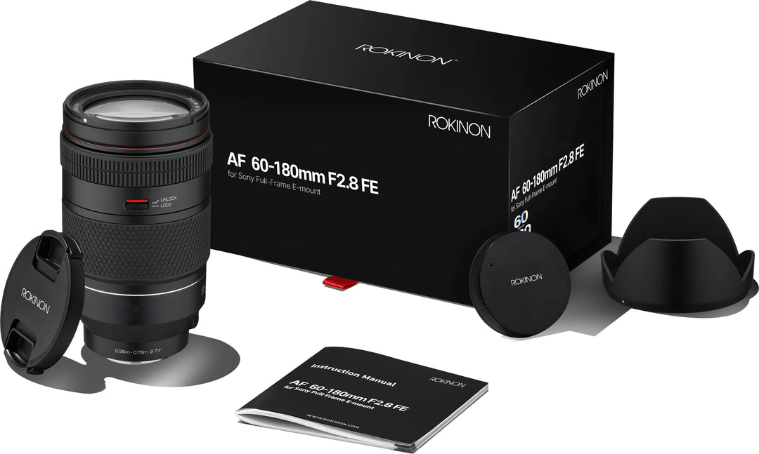 Rokinon 60-180mm F2.8 AF Zoom Lens (Sony FE Mount)