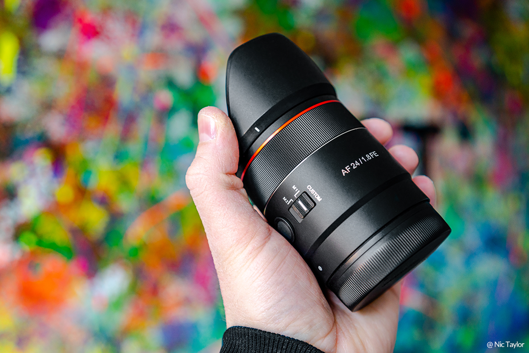 SAMYANG AF 24mm F1.8 Eマウント おまけ付き 24mm F1.8 AF Compact Full Frame Wide Angle (Sony E) – Samyang US