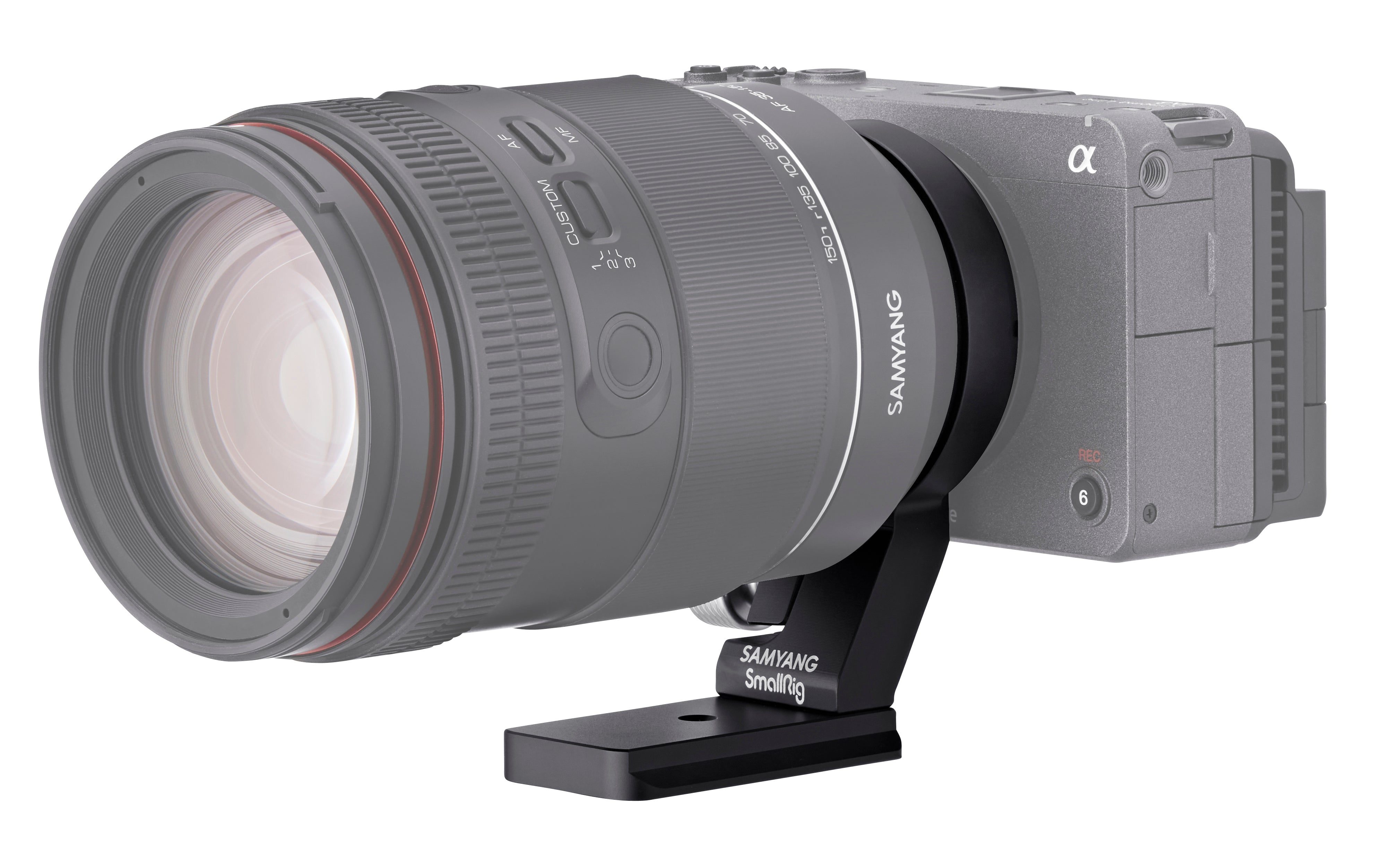 ゆり SAMYANG AF35/2.8 sonyマウント Tripod Collar Mount Ring (35-150mm F2-2.8 AF Full Frame Zoom Lens