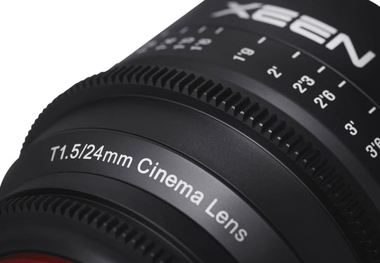 24mm T1.5 Wide Angle XEEN Pro Cinema Lens