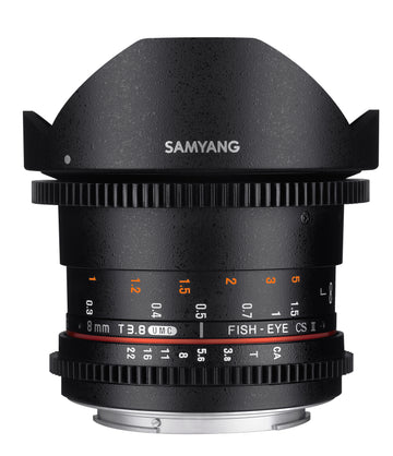 8mm T3.8 Compact HD Fisheye