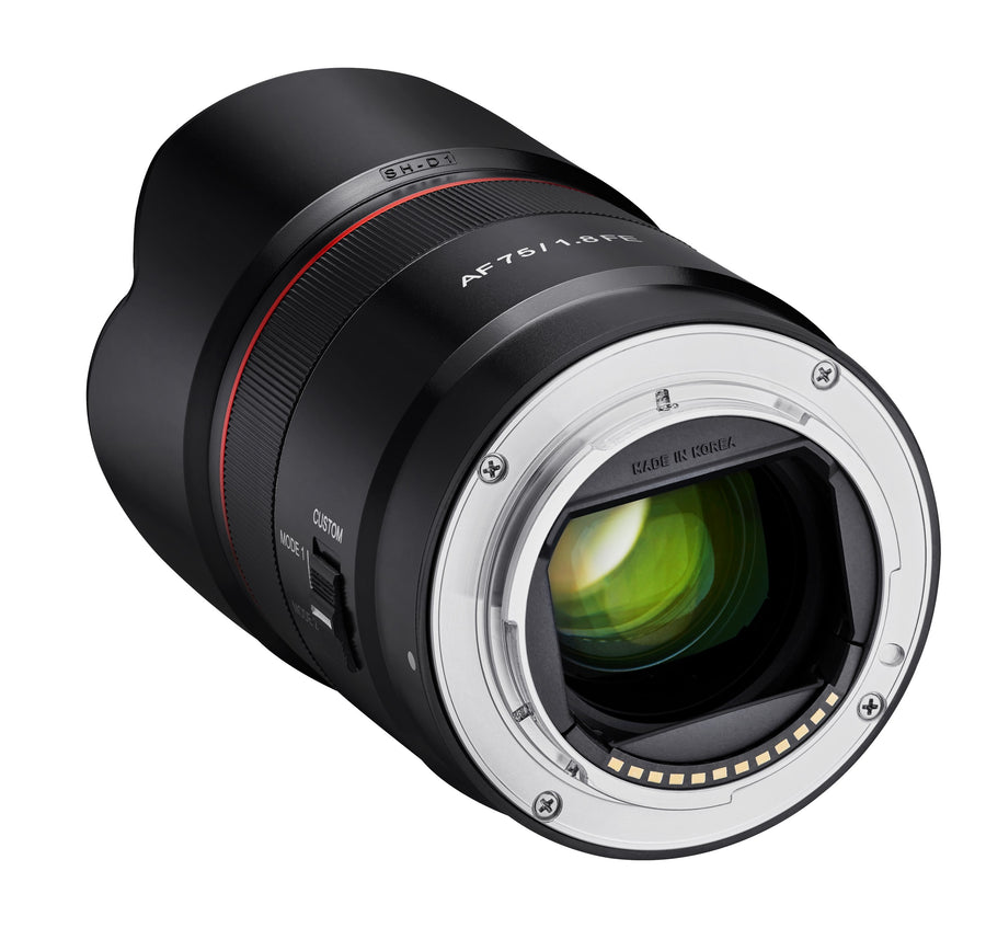 75mm F1.8 AF Compact Full Frame Telephoto (Sony E)