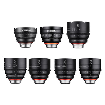 14, 16, 24, 35, 50, 85, 135mm XEEN Pro Cinema Lens Bundle