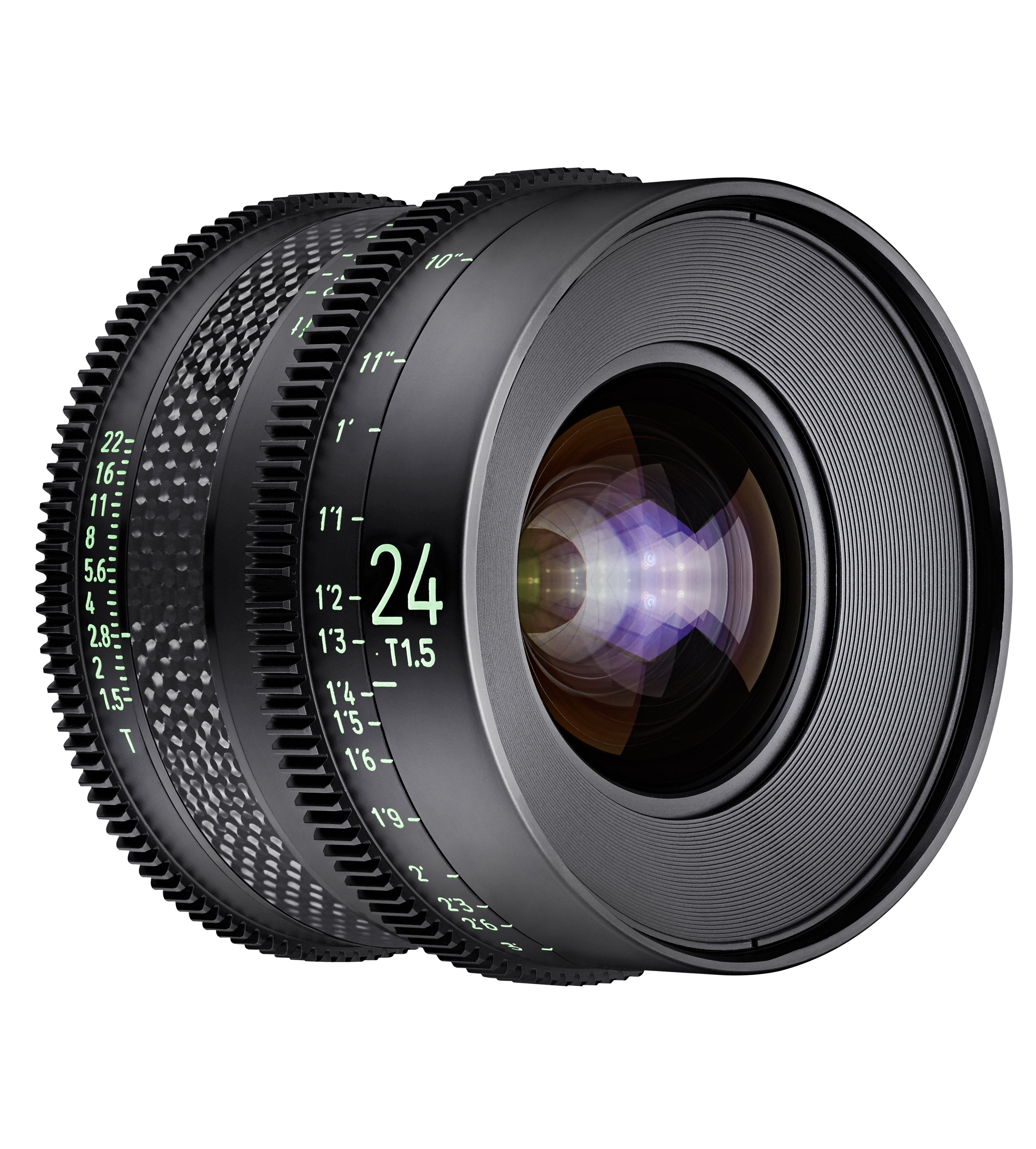 Obiettivo Cine Xeen PL 24mm T1.5 – Full Frame, Corona Dentata 0.8mm, Per Professionisti