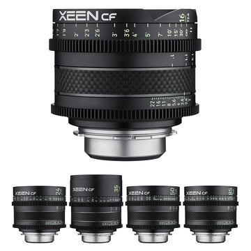 16, 24, 35, 50, 85mm XEEN CF Pro Cinema Lens Bundle